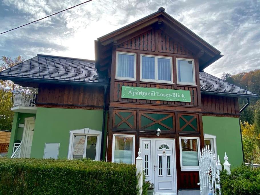 S&W Apartment Loserblick Altaussee Εξωτερικό φωτογραφία